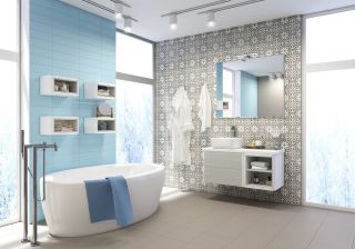 Модуль для шкафа Акватон Брук открытый дуб латте 1A202603BCDL0